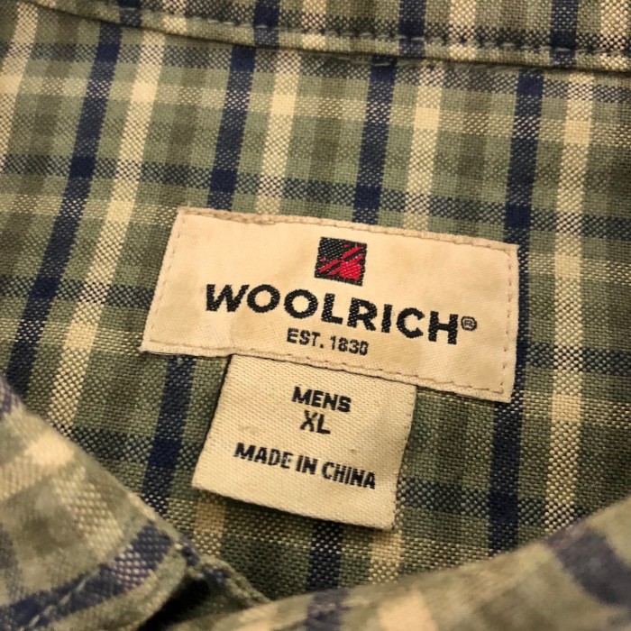 WOOLRICHBD check ss shirtXL | Vintage.City 빈티지숍, 빈티지 코디 정보