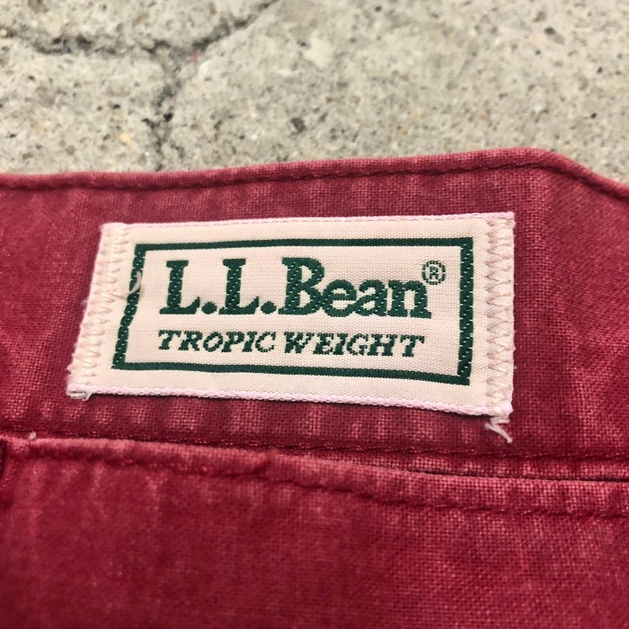 90s L.L.BeanTac ShortsW36タック入りショーツボルドーDOMINICAN製エルエルビーンアウトドアOUTDOORショートパンツ古着 | Vintage.City 古着屋、古着コーデ情報を発信