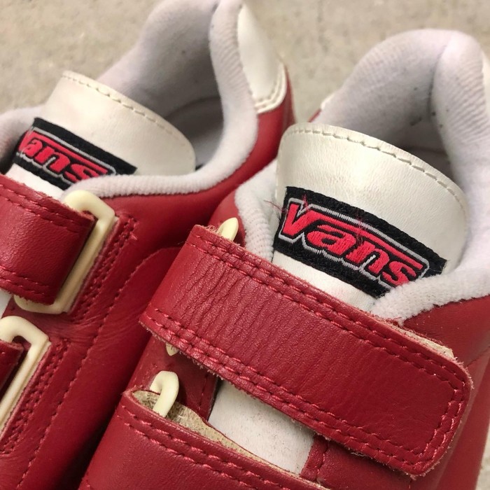 90～00 VANS/Velcro sneaker/27.0cm/ベルクロ/レザースニーカー