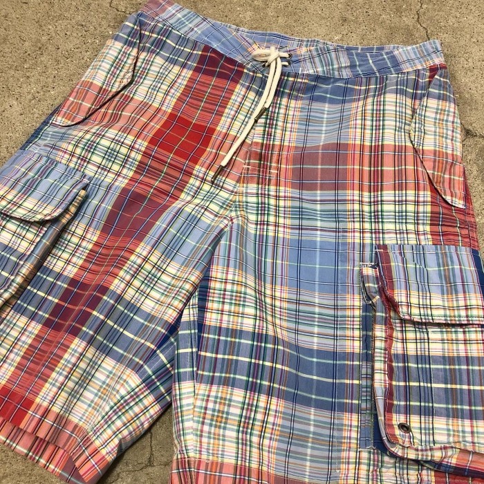 POLO RALPH LAURENcheck cargo shorts | Vintage.City 빈티지숍, 빈티지 코디 정보
