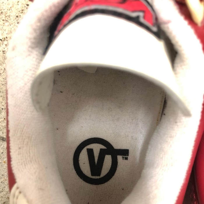 90～00 VANS/Velcro sneaker/27.0cm/ベルクロ/レザースニーカー/レッド/バンズ/オールドバンズ/ファットスニーカー/スケシュー/ヴィンテージ | Vintage.City 빈티지숍, 빈티지 코디 정보