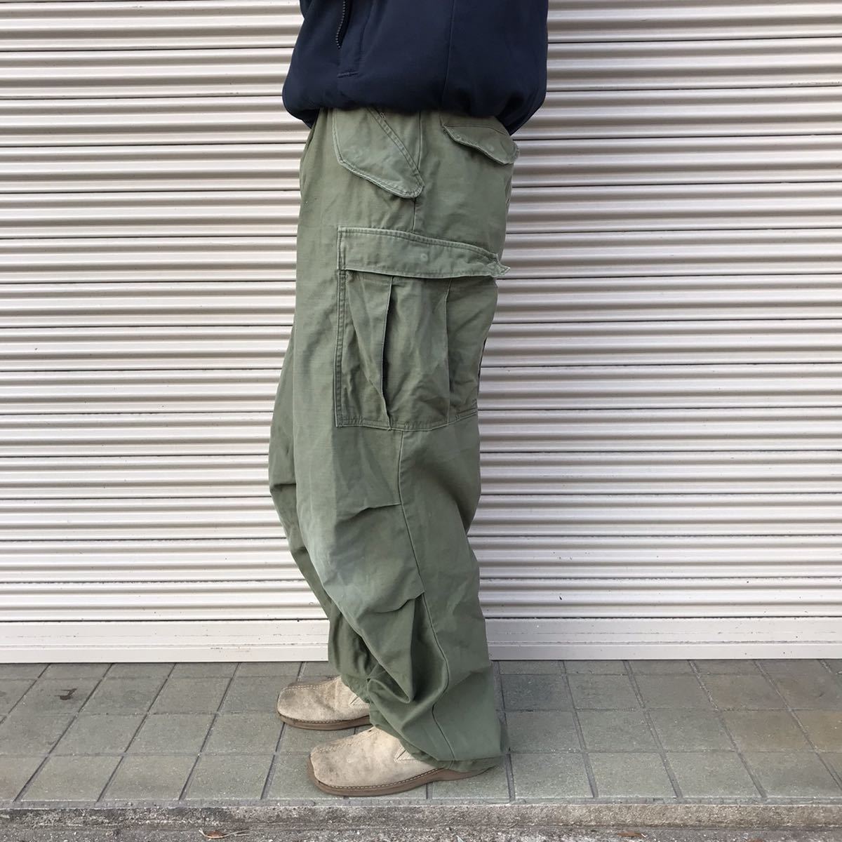 M-65 パンツ SMALL SHORT ビンテージ 軍パン 米軍 M-51 - ワークパンツ