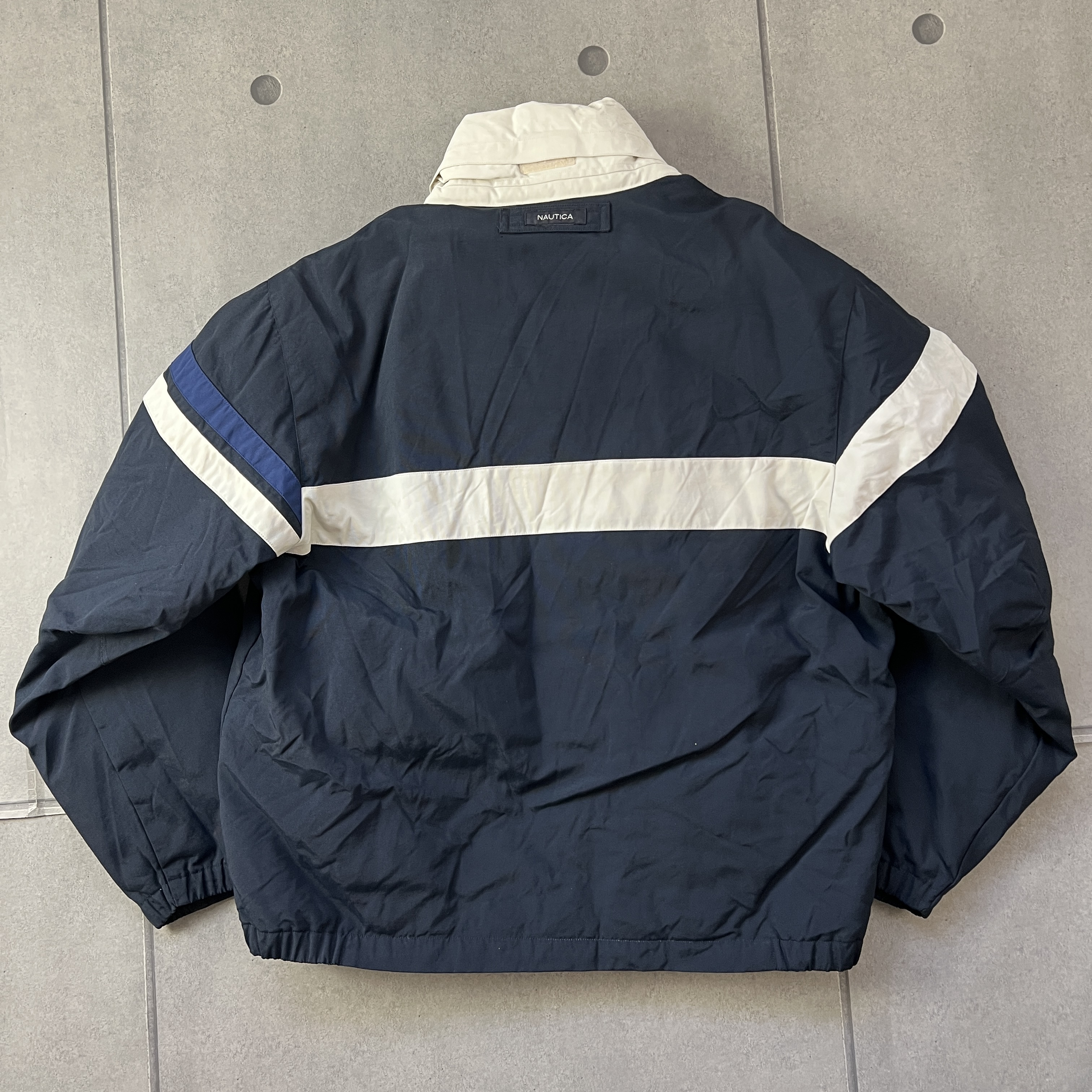 NAUTICA ノーティカ ダウンジャケット ネイビー L 10791 | Vintage.City