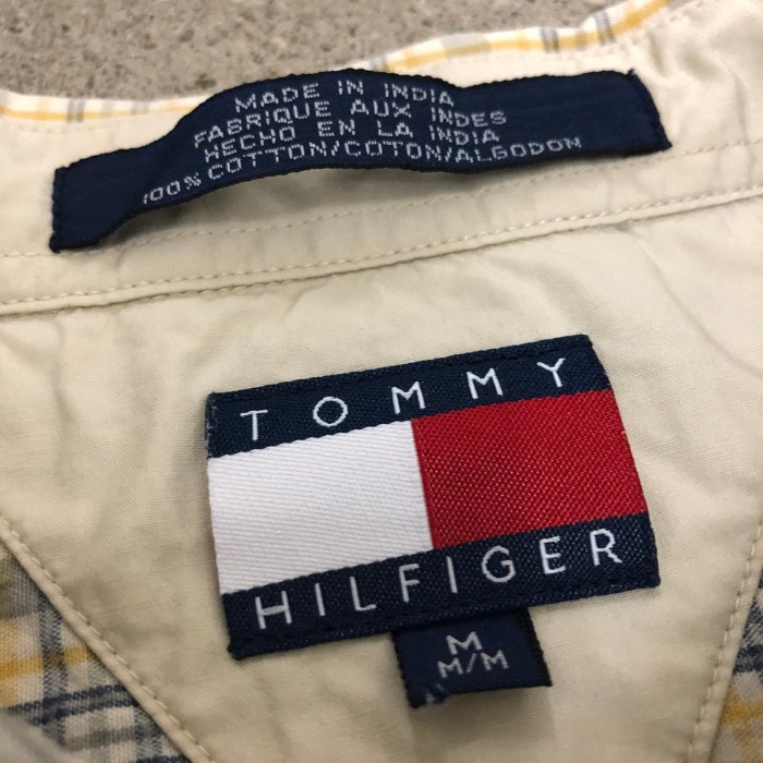 TOMMY HILFIGERcheck SS shirtM | Vintage.City 古着屋、古着コーデ情報を発信