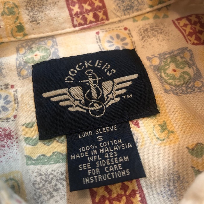 90s DOCKERScheck print LS shirtS | Vintage.City 빈티지숍, 빈티지 코디 정보