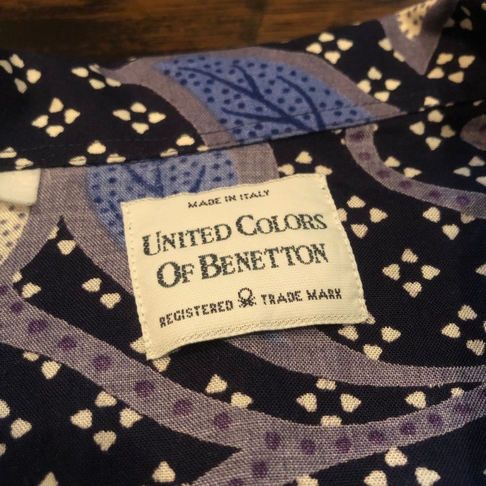 UNITED COLORS OF BENETTONrayon shirt | Vintage.City 古着屋、古着コーデ情報を発信