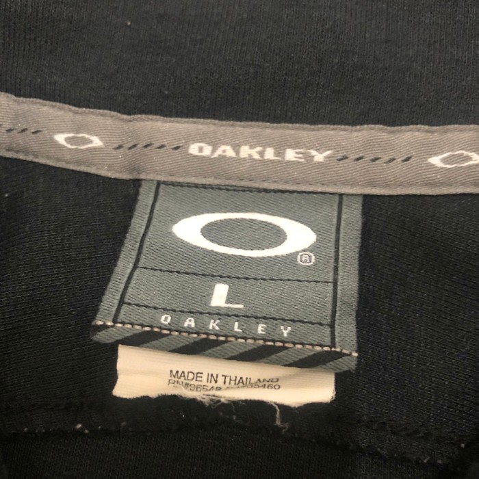 OAKLEY/Polo shirt/L/ポロシャツ/ロゴプレート/THAILAND製/ブラック/テック/オークリー | Vintage.City 古着屋、古着コーデ情報を発信