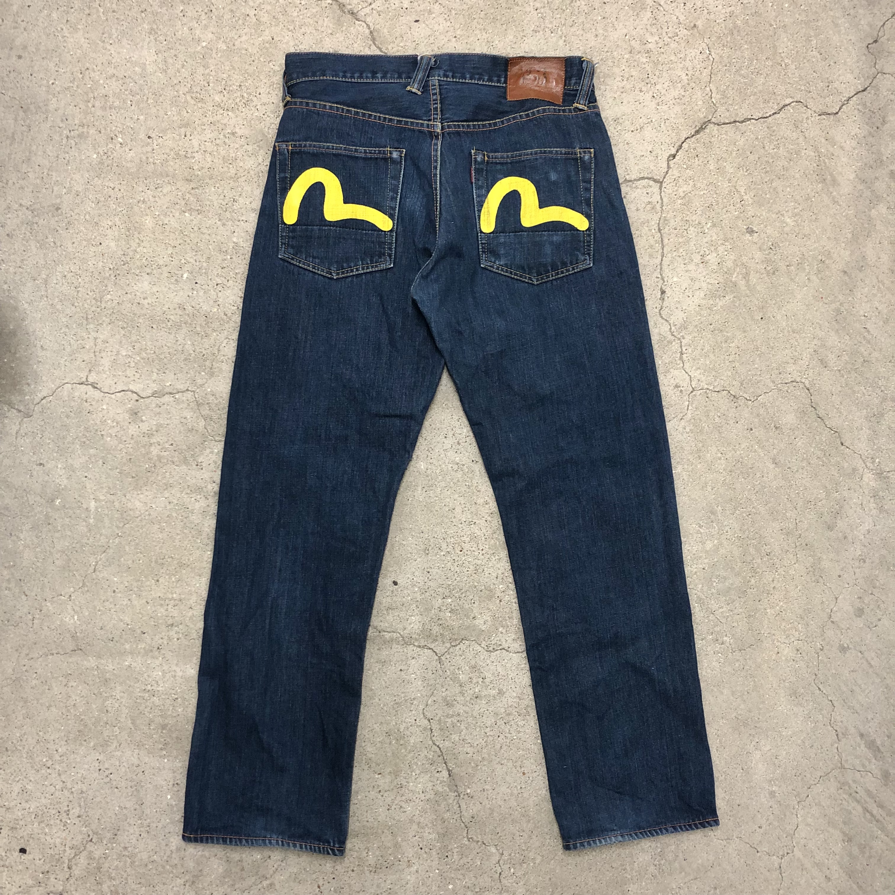 EVISU2000No.3Denim pantsW31L36デニムパンツカモメペイント