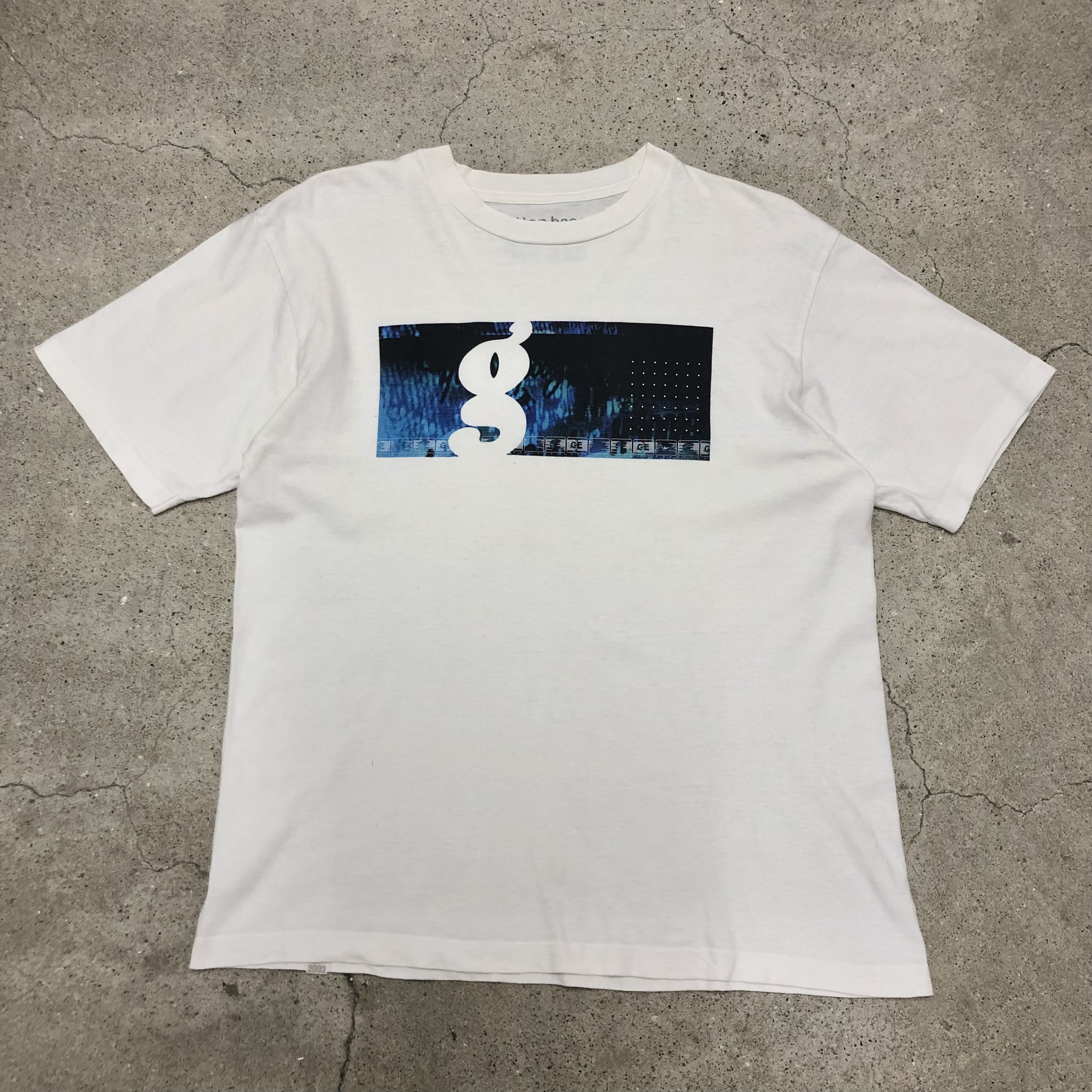 00s GOODENOUGH/G Logo print Tee/M/ロゴプリントTシャツ/2003年製