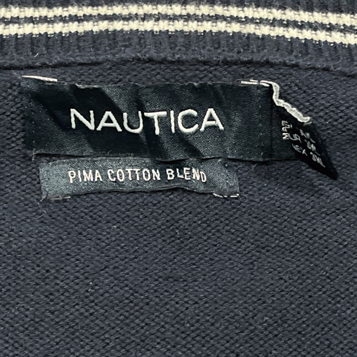 XXLsize NAUTICA cotton knit 23111118 ノーティカ コットンニット 無地 | Vintage.City 古着屋、古着コーデ情報を発信