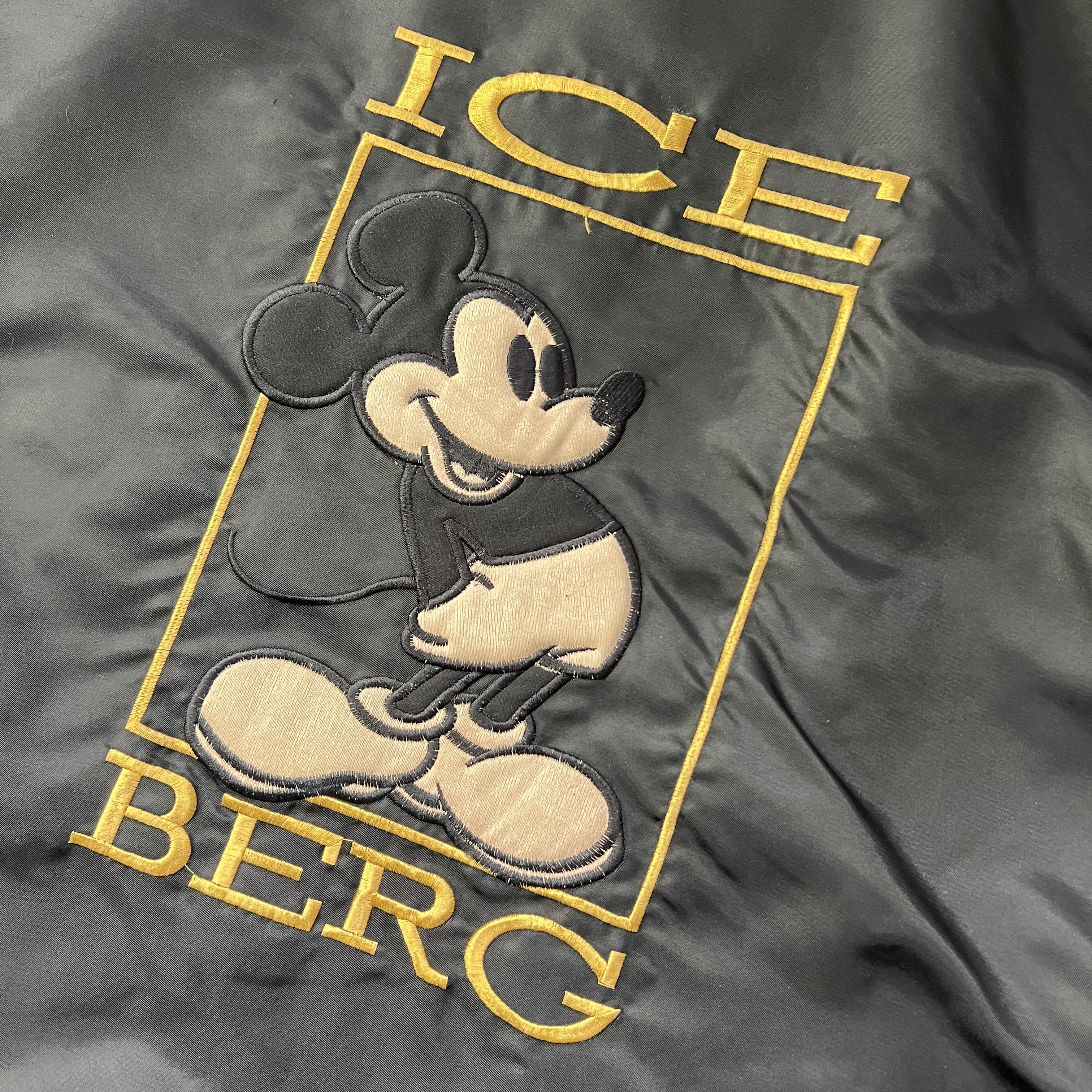 ICEBERG アイスバーグ ミッキーマウス刺繍 ブルゾン リバーシブル