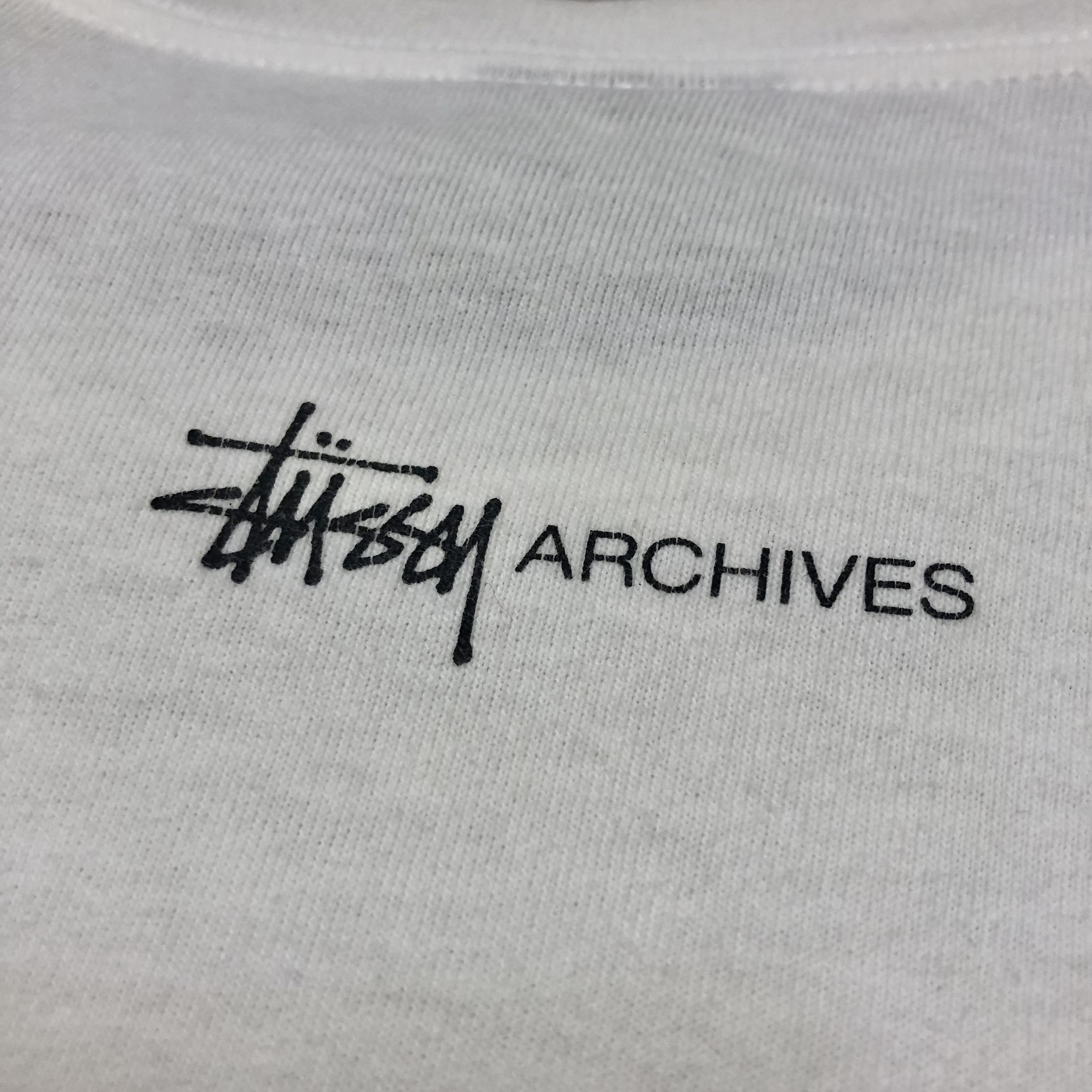 90s OLD STUSSY/ROUGH AND RUGGED GEAR ARCHIVES Tee/USA製/紺