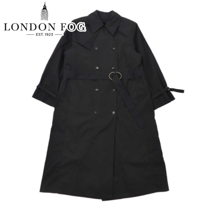 USA製 LONDON FOG Maincoats トレンチコート 12 ブラック ボアライナー着脱式 | Vintage.City 古着屋、古着コーデ情報を発信