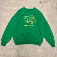 90s Lee/print sweat/USA製/XL/A World of knowledge at Southwest Elementary/プリントスウェット/ラグラン/グリーン/リー/アメカジ/古着/ヴィンテージ | Vintage.City 古着屋、古着コーデ情報を発信