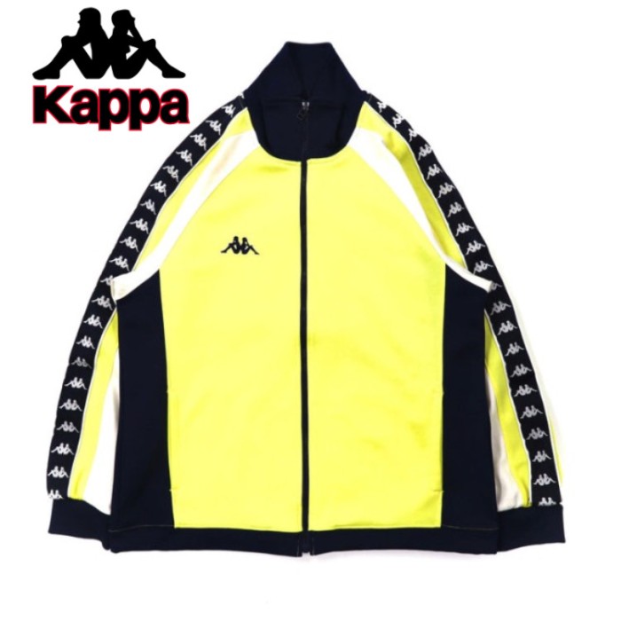 Kappa トラックジャケット L イエロー ポリエステル 袖ロゴ 90年代 日本製 | Vintage.City 빈티지숍, 빈티지 코디 정보