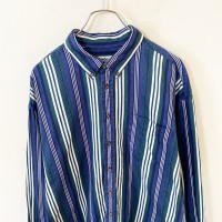 90s NATURAL ISSUE ストライプ　シャツ　古着　ヴィンテージ | Vintage.City 古着屋、古着コーデ情報を発信