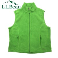 L.L.Bean フルジップ フリースベスト XL グリーン ポリエステル POLARTEC | Vintage.City 古着屋、古着コーデ情報を発信
