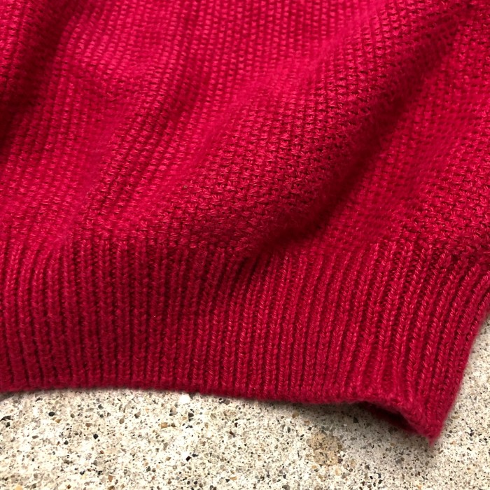 90s L.L.BeanCotton knit vestXL香港製コットンニットベストカーディガンベストレッドエルエルビーンOUTDOORアウトドアアメカジ古着ヴィンテージ | Vintage.City 古着屋、古着コーデ情報を発信