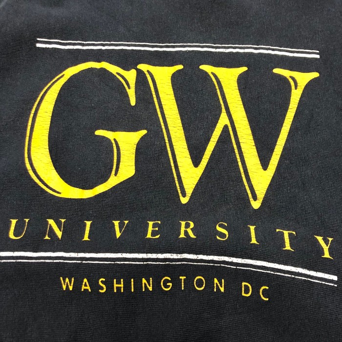 90s Champion/Geroge Washington University/Reverse Weave Sweat/USA製/XL/カレッジプリント/リバースウィーブスウェット/プリント/ネイビー/チャンピオン | Vintage.City 古着屋、古着コーデ情報を発信