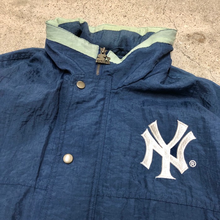 90～00 STARTERNew York YankeesNylon JacketKorea製MナイロンジャケットニューヨークヤンキースMLBネイビー刺繍ロゴスターター古着ヴィンテージ | Vintage.City Vintage Shops, Vintage Fashion Trends