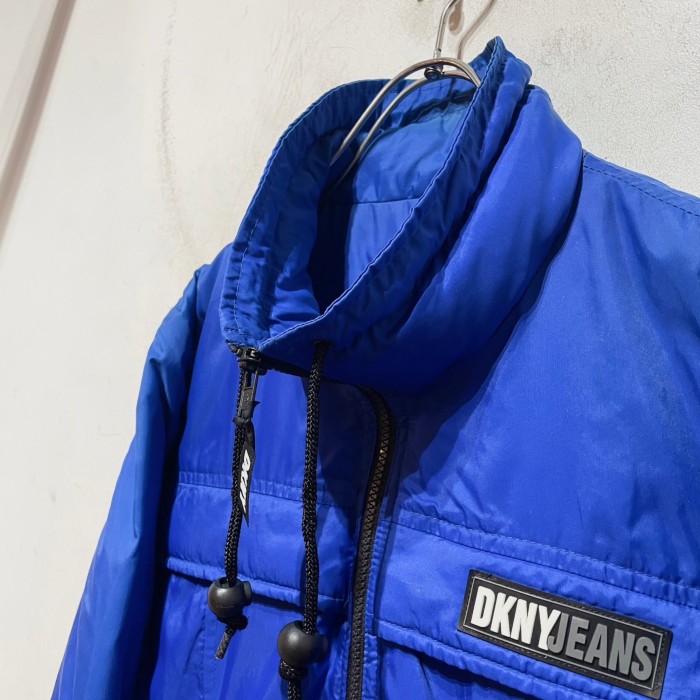 “DKNY JEANS” Racing Nylon Down Jacket | Vintage.City 古着屋、古着コーデ情報を発信