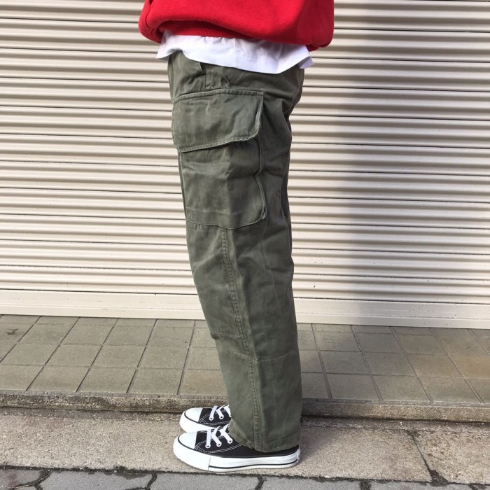 70s 80s French Army M47後継 フランス軍 実物 M64 フレンチ アーミー カーゴ フィールド パンツ ミリタリー M52 PANTS ヴィンテージ 66cm | Vintage.City Vintage Shops, Vintage Fashion Trends