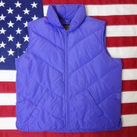 90's 【USA製】 Eddie Bauer Down Vest エディーバウアー ダウンベスト 山タグ  purple | Vintage.City 빈티지숍, 빈티지 코디 정보