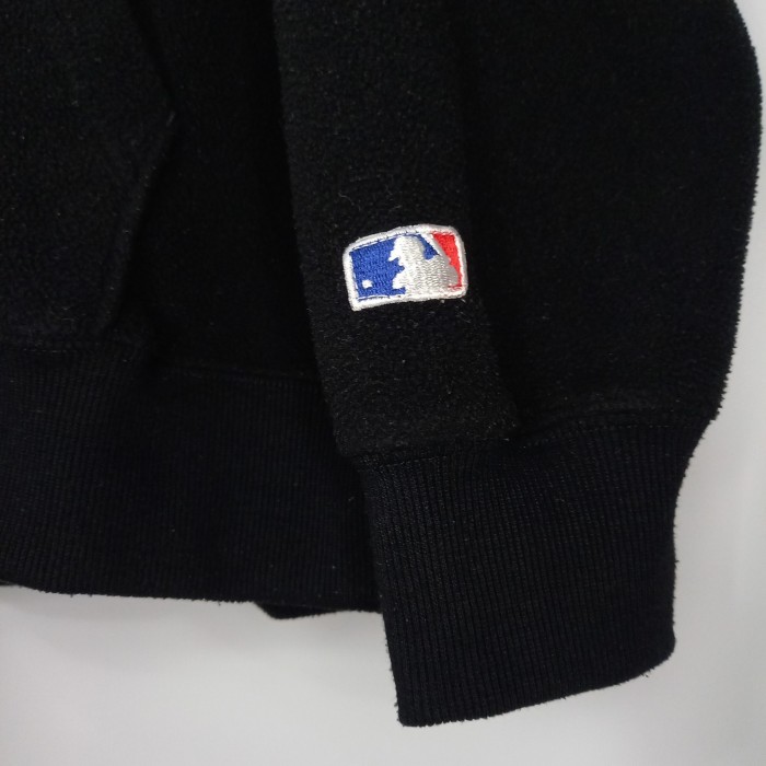 MLB　レッドソックス　フリース　パーカー　プルオーバー　刺繍　ブラック　L | Vintage.City 古着屋、古着コーデ情報を発信