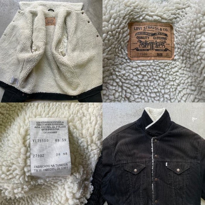 90年代 Levi's リーバイス コーデュロイボアジャケット 71500 メンズXL | Vintage.City Vintage Shops, Vintage Fashion Trends