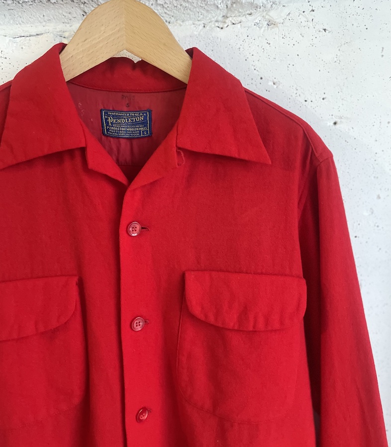 50's PENDLETON オープンカラーウールシャツ | Vintage.City