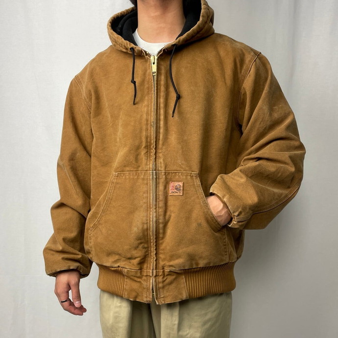 90年代 Carhartt カーハート ダック地 アクティブジャケット メンズL