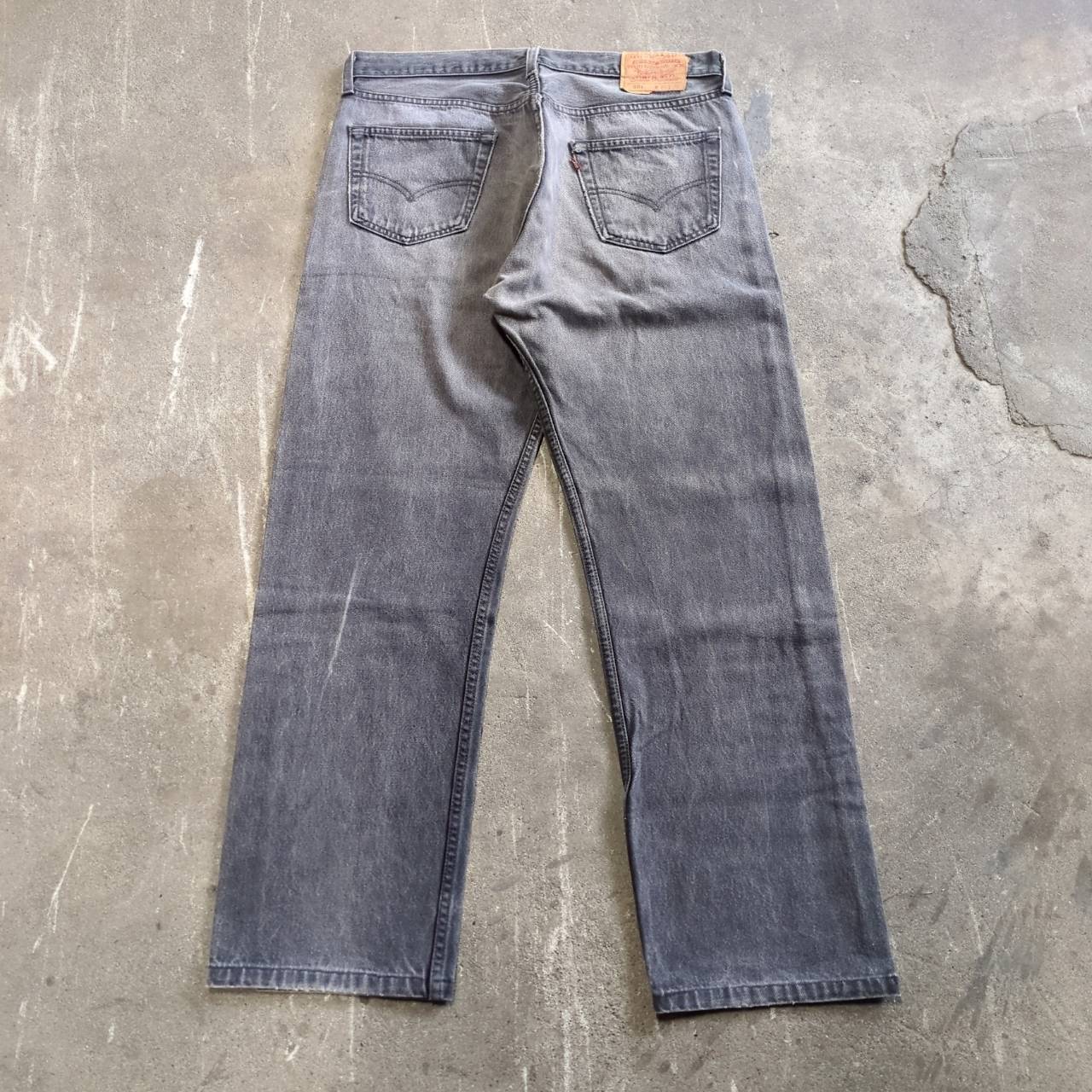 90s Levi's 501 MADE IN USA 先染め ブラックデニム W36 L32 | Vintage ...
