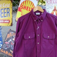 ファイブブラザー ネルシャツ L バーガンディ USA製 ボタンダウン 胸ポケ 8850 | Vintage.City 古着屋、古着コーデ情報を発信