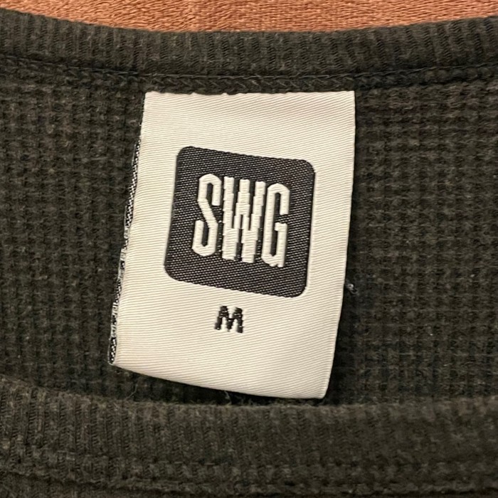 MADE IN JAPAN製 SWAGGER 長袖サーマルカットソー ブラック Mサイズ | Vintage.City 古着屋、古着コーデ情報を発信