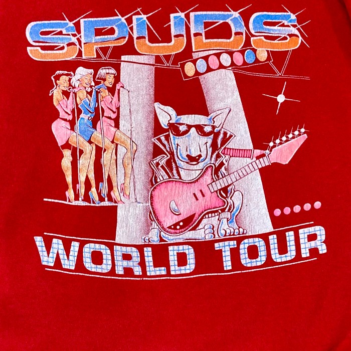 80's vintage SPUDS WORLD TOUR スエット | Vintage.City 古着屋、古着コーデ情報を発信