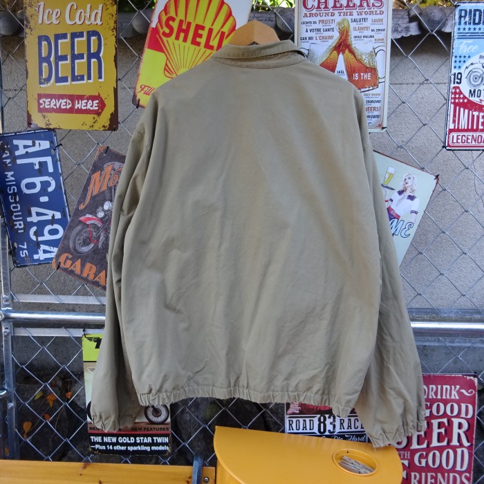 ラルフローレン コーチジャケット XL ベージュ 中チェック ステンカラー 刺繍 8893 | Vintage.City 古着屋、古着コーデ情報を発信