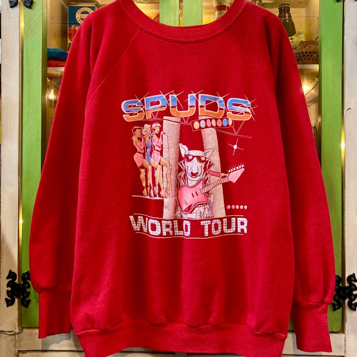 80's vintage SPUDS WORLD TOUR スエット | Vintage.City 古着屋、古着コーデ情報を発信