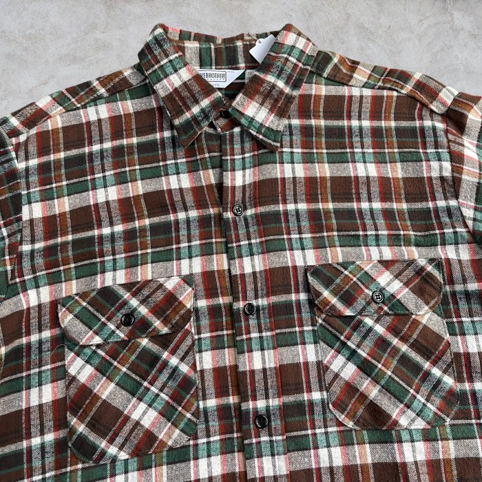 90’s FIVE BROTHER Flannel Check Shirts | Vintage.City 古着屋、古着コーデ情報を発信