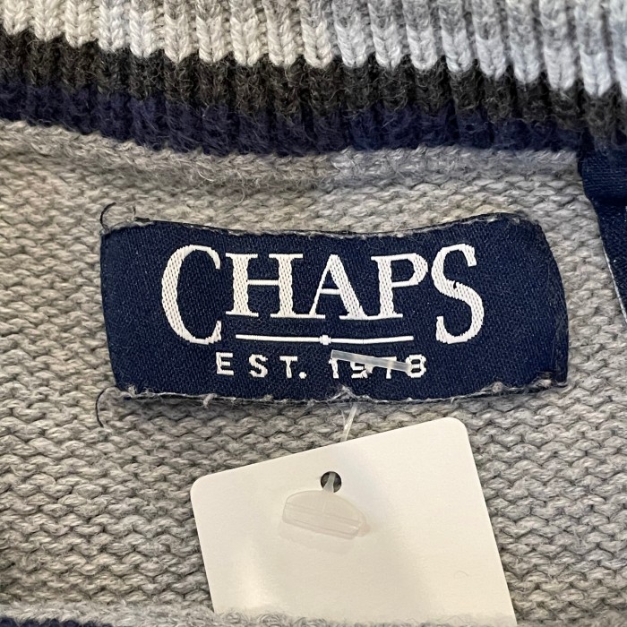 CHAPS cotton  plain knit | Vintage.City 古着屋、古着コーデ情報を発信