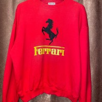 MADE IN ITALY製 Ferrari PROMOPRINT スウェットトレーナー レッド ONEサイズ | Vintage.City 빈티지숍, 빈티지 코디 정보