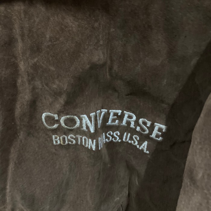 90’s本革converseスウェードデザインスタジャン　L | Vintage.City 古着屋、古着コーデ情報を発信