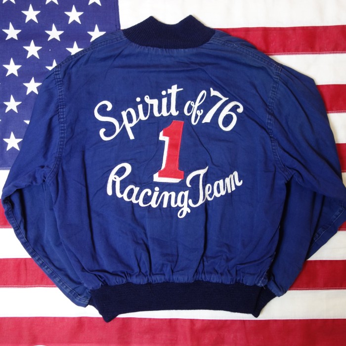 70's Vintage Racing Jacket ヴィンテージ レーシングジャケット チェーンステッチ刺繍 | Vintage.City 古着屋、古着コーデ情報を発信