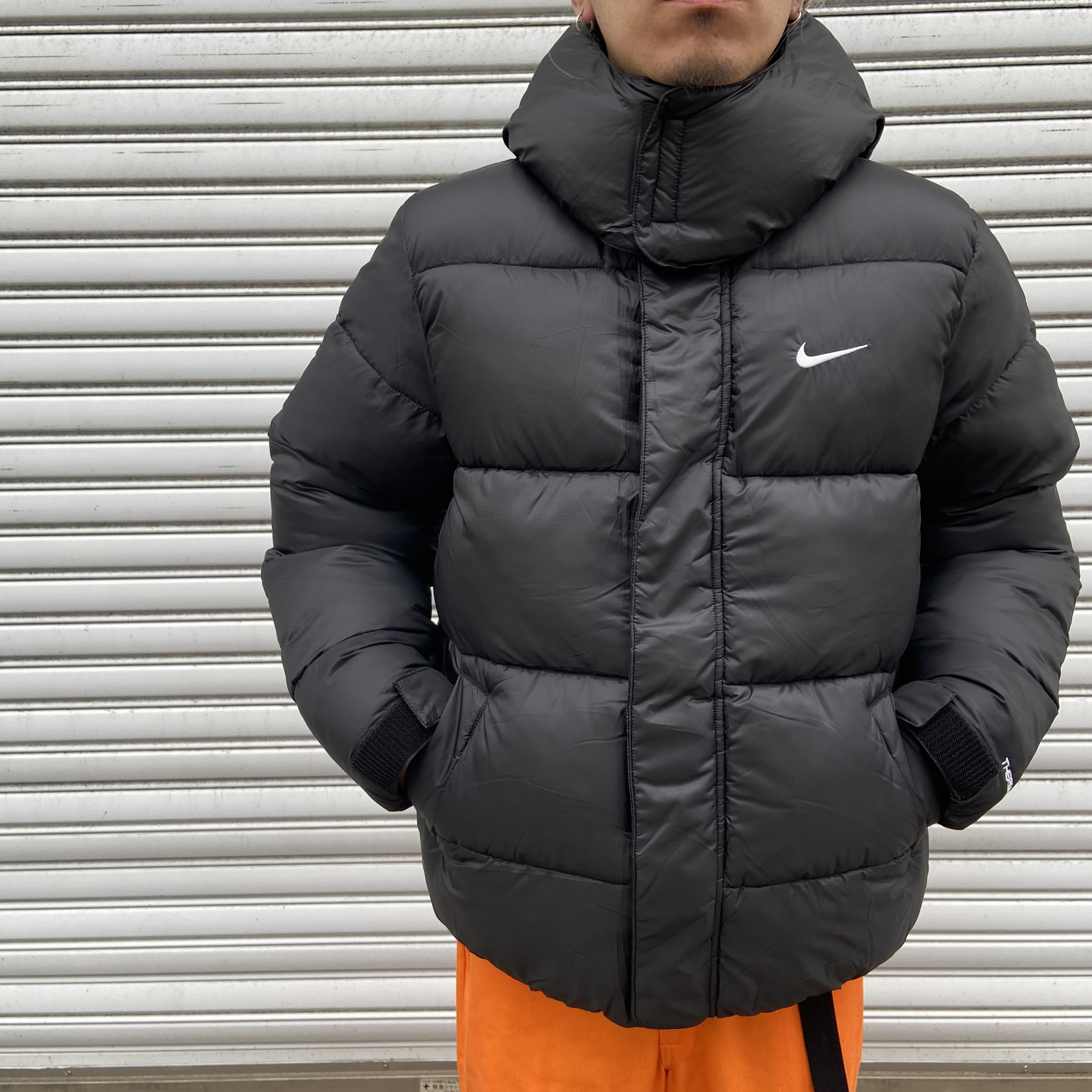 タグ付き未使用品 NIKE 中綿ダウンジャケット パファージャケット 黒 S | Vintage.City