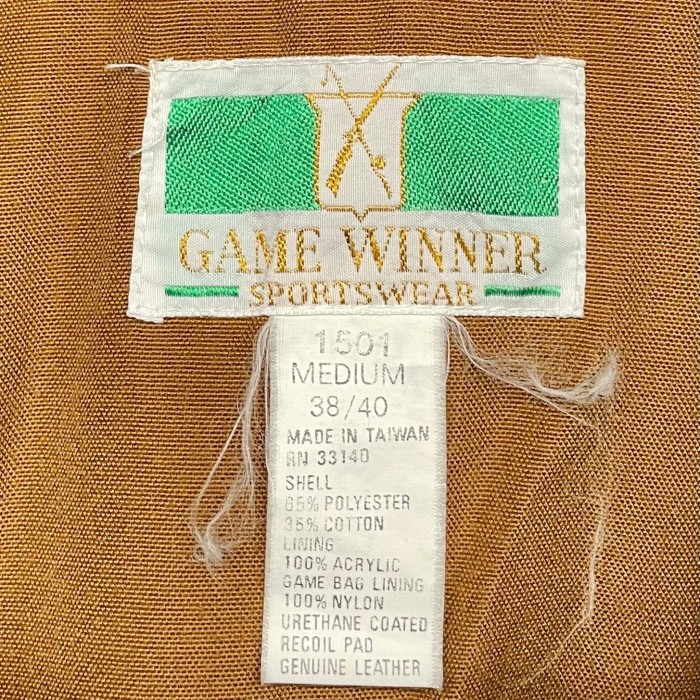 80's “GAME WINNER” Duck Hunter Camo Hunting Jacket | Vintage.City 古着屋、古着コーデ情報を発信