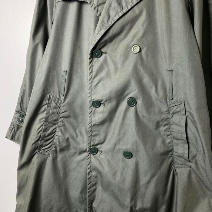 60s 米軍実物 トレンチコート レインコート 緑 38R L S1911 | Vintage.City 古着屋、古着コーデ情報を発信