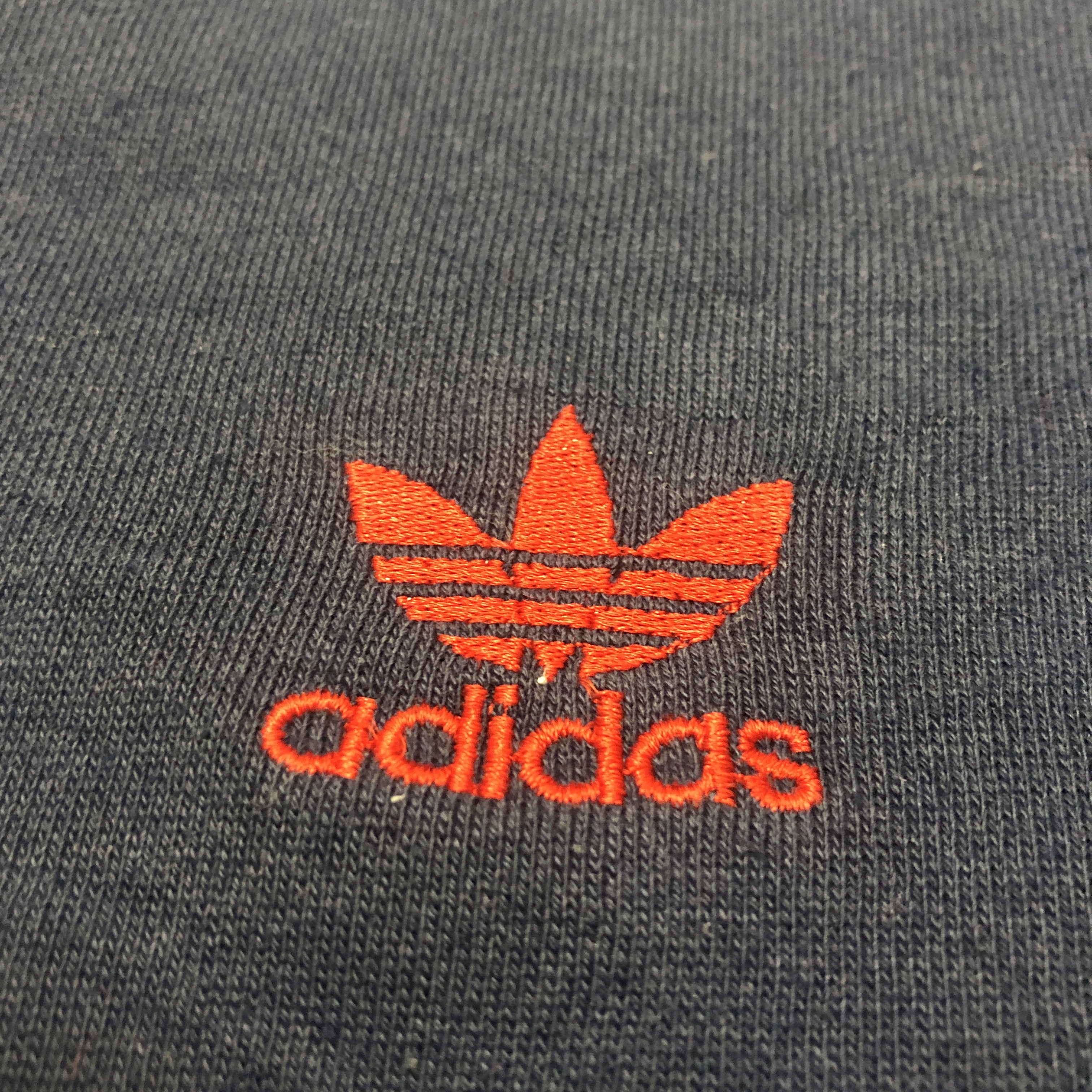 90s adidas/Trefoil Logo Sweat/M～L相当/トレフォイルロゴ/スウェット