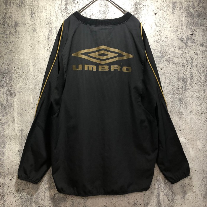 90s 00s Y2K Tech UMBRO ナイロン プルオーバー ピステ