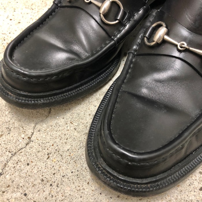 GUCCI/Horce Bit Side Gore Boots/Italy製/UK7 1/2(26.0cm)/ホースビットサイドゴアブーツ/268318/ブラック/レザー/グッチ | Vintage.City 古着屋、古着コーデ情報を発信