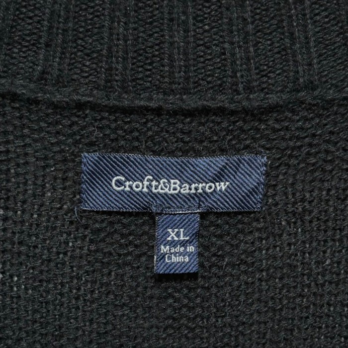 “Croft & Barrow” Half Zip Knit | Vintage.City 빈티지숍, 빈티지 코디 정보