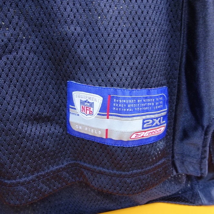 リーボック×NFL ゲームシャツ 2XL 紺 赤 SHARPER 55 袖ロゴ 8977 | Vintage.City 古着屋、古着コーデ情報を発信